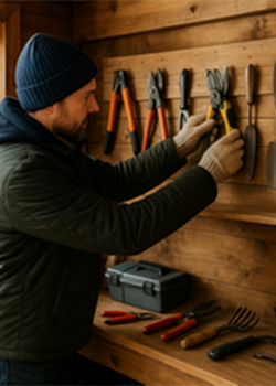 Jeśli zima to porządki w warsztacie ogrodowym