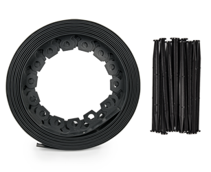 Obrzeże trawnikowe 10m+20 kotew - zestaw