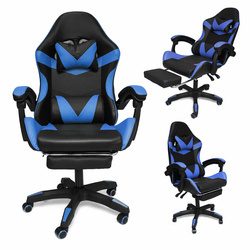 Fotel Gamingowy Niebieski Biurowy