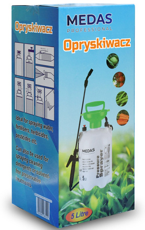OPRYSKIWACZ 5L CIŚNIENIOWY RĘCZNY DŁUGA LANCA
