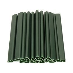 klipsy 19cm - zielone do taśmy ogrodzeniowej 