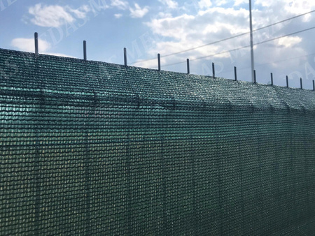 Siatka cieniująca 1,2x25m 90% Osłona na ogrodzenie z filtrem UV