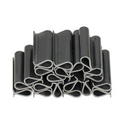 klipsy 4,75cm - antracyt do taśmy ogrodzeniowej 