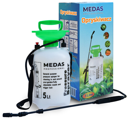 OPRYSKIWACZ 5L CIŚNIENIOWY RĘCZNY DŁUGA LANCA