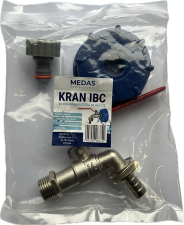 Kran PRZYŁĄCZE DO ZBIORNIKA MAUZERA MAUSERA IBC S60x6 ZAWÓR czerpalny IBC